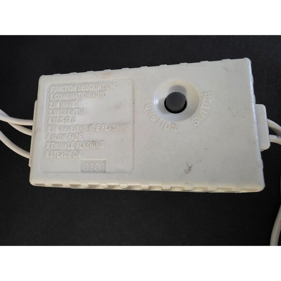 Vintage 8" Starburst Light Sphere With Multiple Modes Christmas - Picture 4 of 8